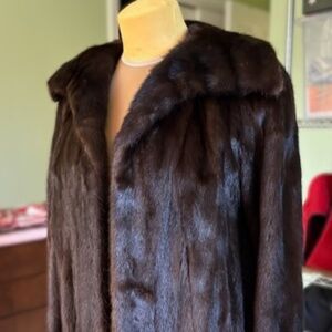 Vintage Neiman Marcus mink jacket, EUC, 1980s